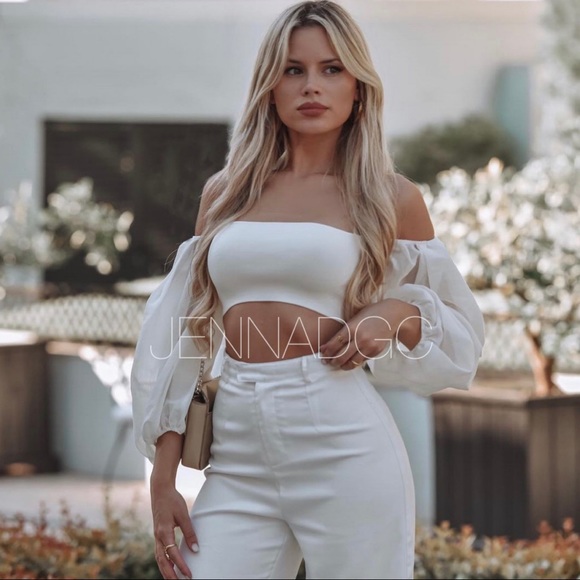 Zara Combination Organza Knit Top NWT - Picture 7 of 17